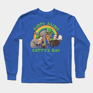 Happy Saint Catty's Day Long Sleeve T-Shirt